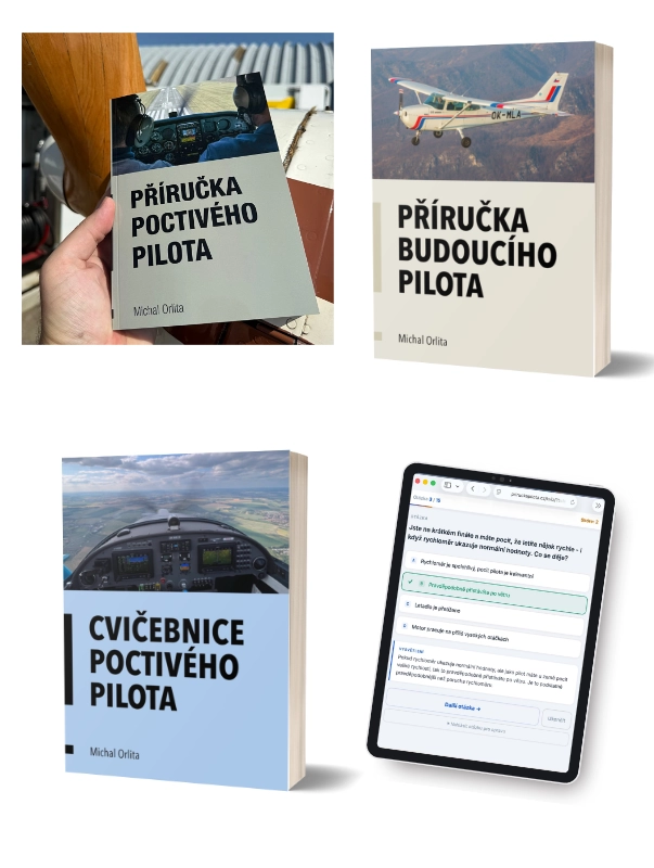 Balíček tištěných knih pro piloty